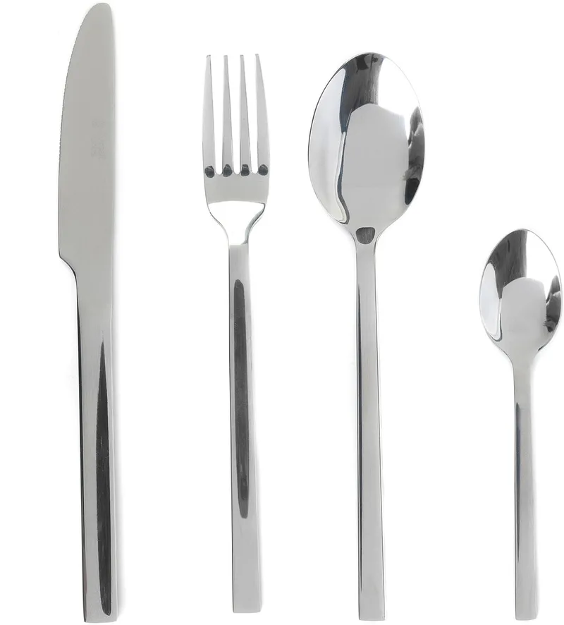 Russel Hobbs Vermont RVS Bestekset - 16 Delig de Russell Hobbs en Argent – photo produit