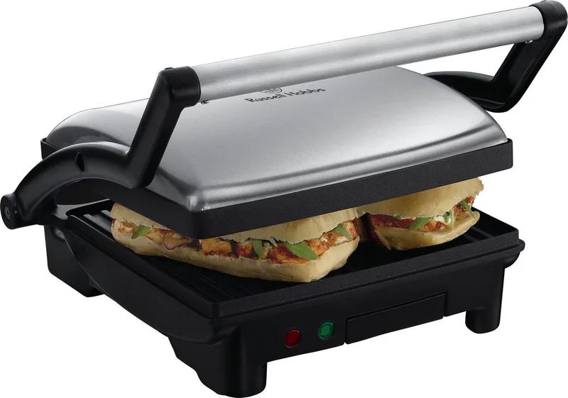 Russell Hobbs 17888-56 Cook at Home 3 in 1 Paninimaker- Contactgrill / Tafelgrill von Russell Hobbs in Grau – Produktfoto
