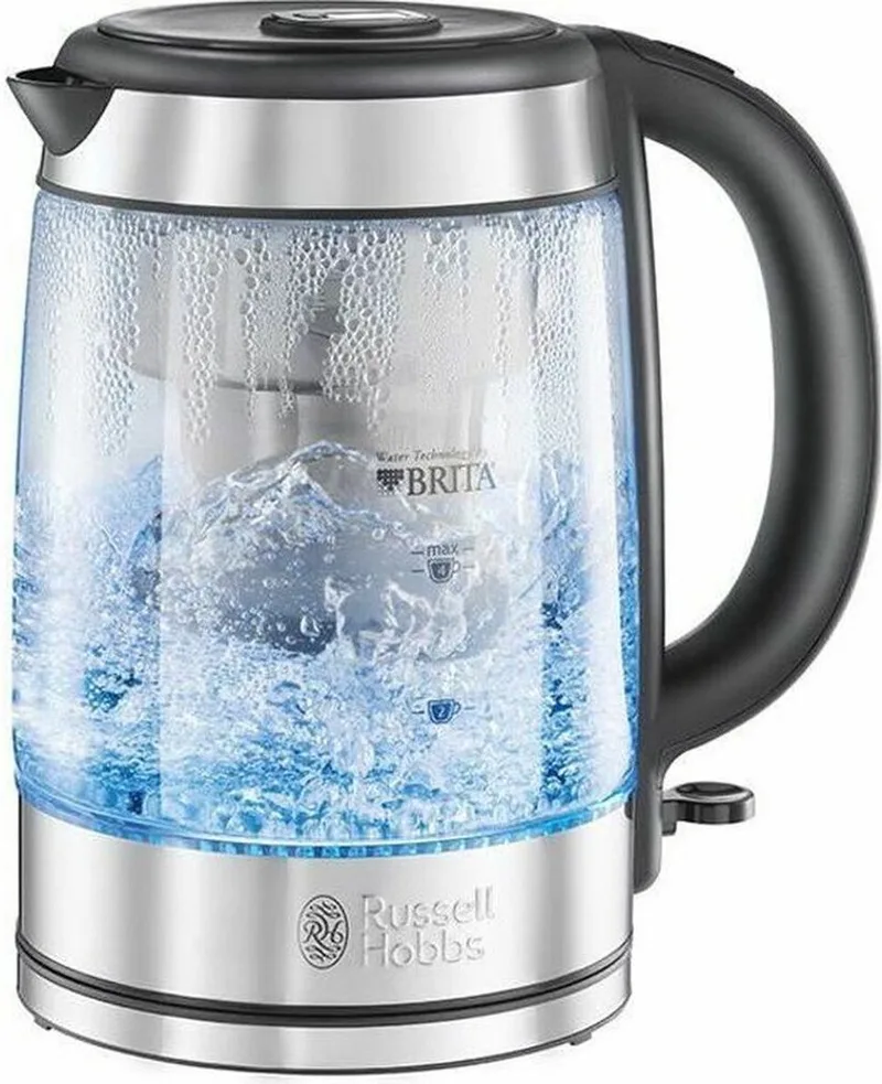 Russell Hobbs 20760-57 Clarity BRITA waterfiltersysteem - Glazen Waterkoker de Russell Hobbs en Rvs – photo produit