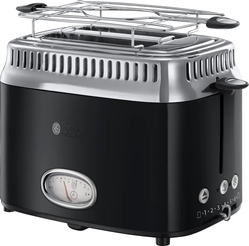 Russell Hobbs 21681-56 Retro Classic Noir Broodrooster by Russell Hobbs in Black – product photo