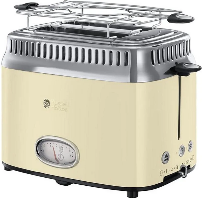 Russell Hobbs 21682-56 Retro Vintage Cream Broodrooster by Russell Hobbs in Cream – product photo