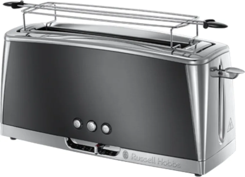Russell Hobbs 23251-56 Luna Moonlight Grey Long Slot - Broodrooster by Russell Hobbs in Grey – product photo