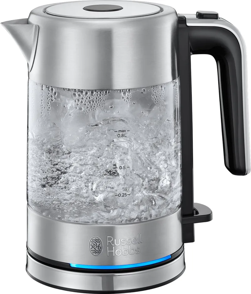 Russell Hobbs 24191-70 Compact Home Glass - Kleine Waterkoker von Russell Hobbs in Silber – Produktfoto
