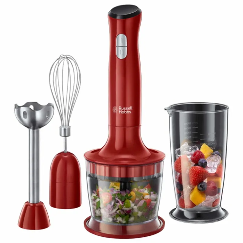 Russell Hobbs 24700-56 Desire 3-in-1 Staafmixer fra Russell Hobbs i Rød – produktbillede