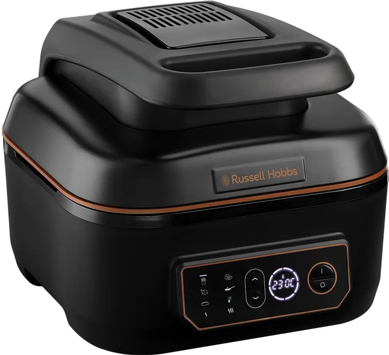 Satisfry Air & Grill - Multicooker 5,5L - Met Airfryer Functie - 26520-56 by Russell Hobbs in Black – product photo
