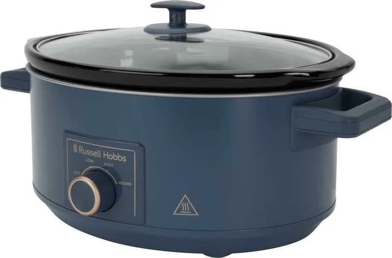 Soft Navy Slowcooker 7 Liter - 28780-56 von Russell Hobbs in Blau – Produktfoto
