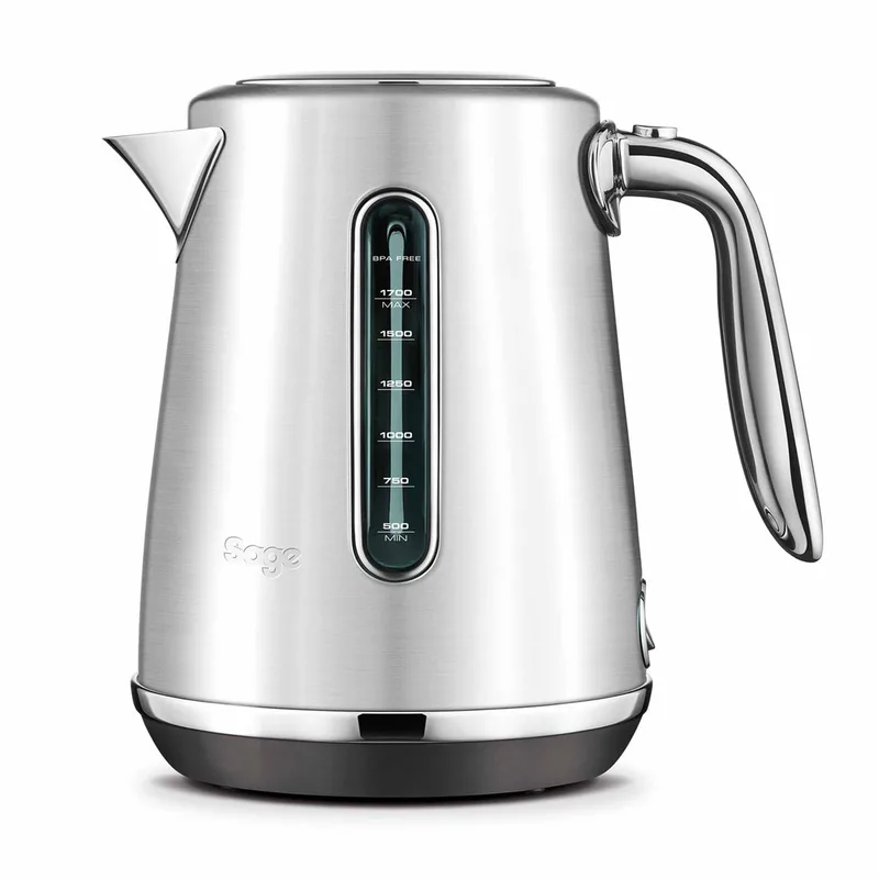the Soft Top Luxe Stainless Steel SKE735BSS waterkoker de Sage en Argent – photo produit