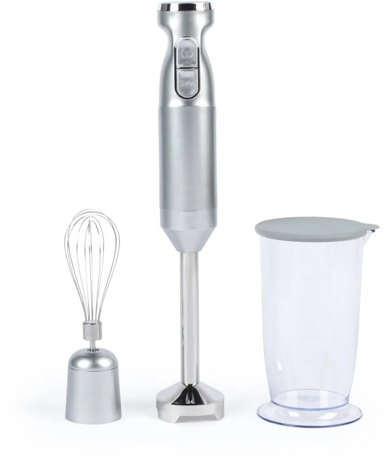 Aspen Blend & Whk Pro – 2-In-1 Mixer, 700Ml Beker, 1000W by Salter in Silver – product photo