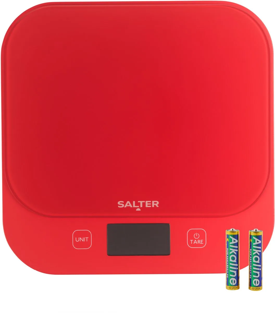 British Bakes Digitale Keukenweegschaal Hoge Capaciteit Geel de Salter en Rouge – photo produit