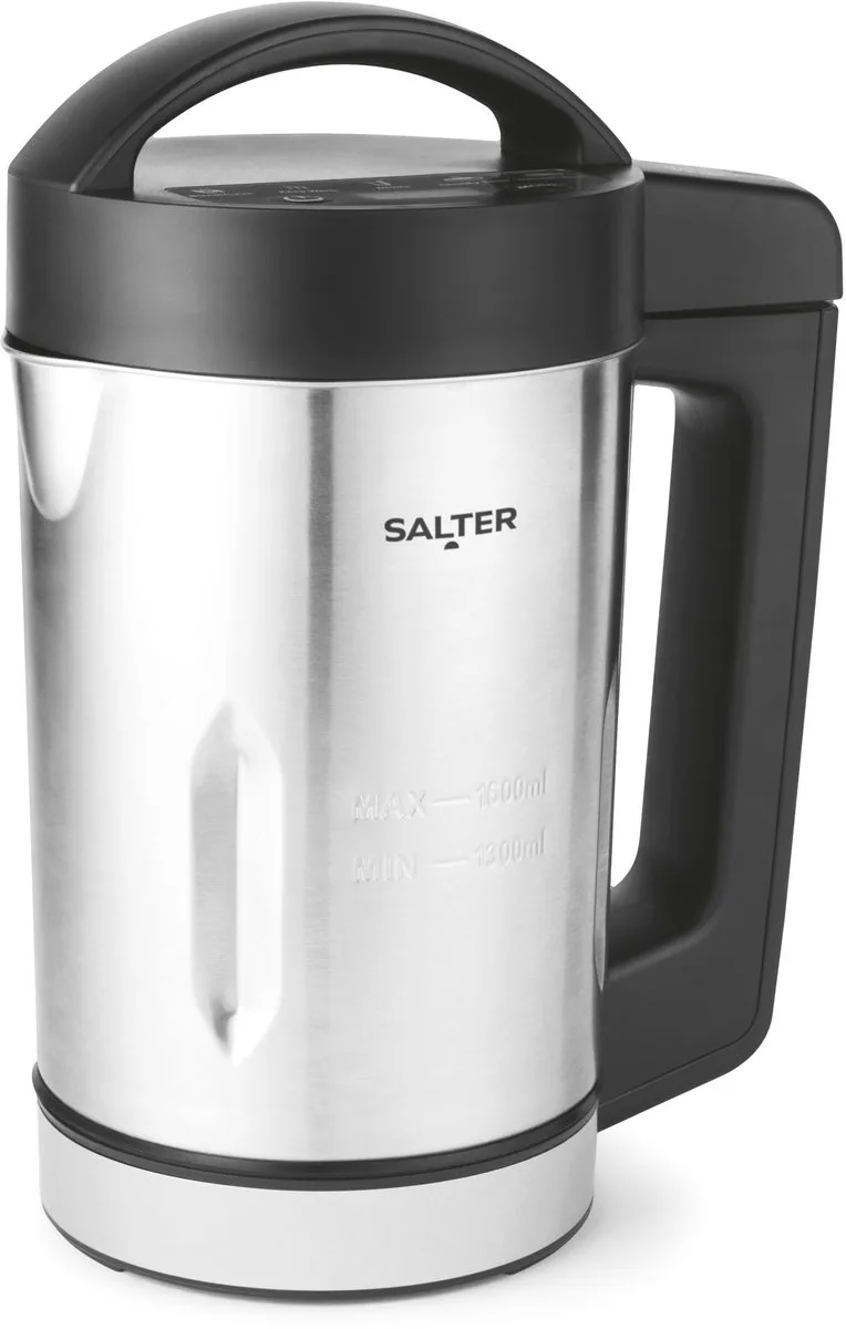 Digitale Soepmaker - 1,6 L - 5 Instellingen - 900W van Salter in Zilver – productfoto
