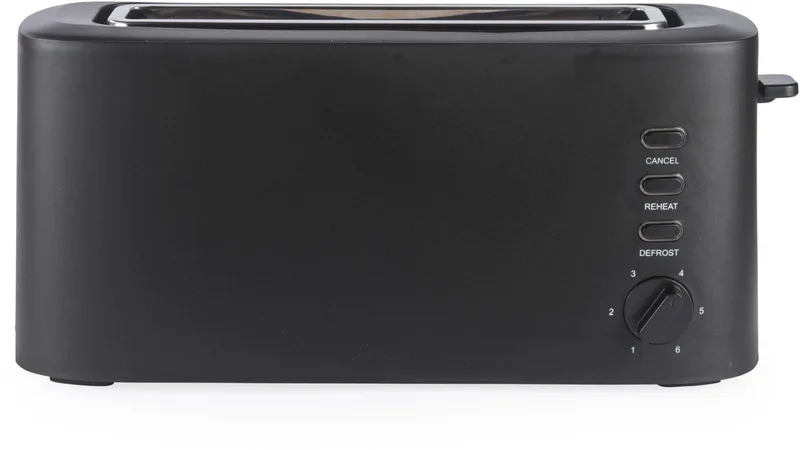 Dusk Long Slot 2-Slice Broodrooster - Mat - 980W by Salter in Black – product photo