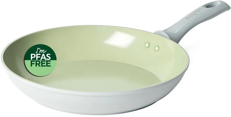 Earth 28cm Koekenpan - Keramische Antiaanbaklaag - PFAS Vrij fra Salter i Grøn – produktbillede