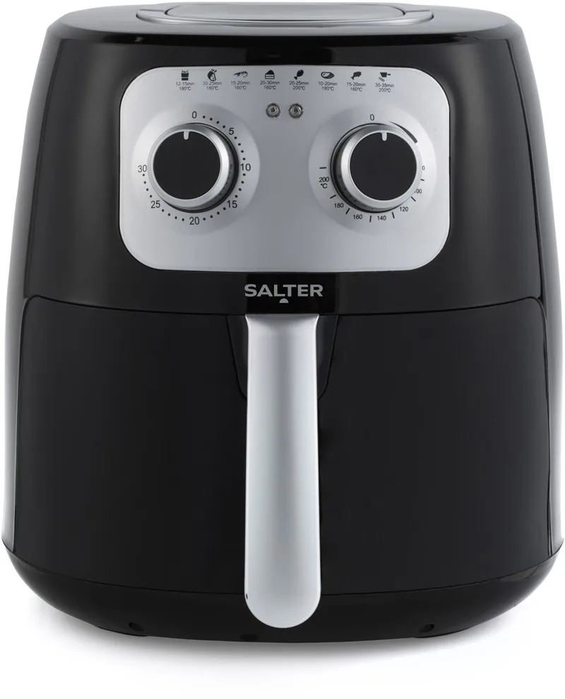 Handmatige Airfryer - 4,2 L - anti-aanbaklaag - 1300W by Salter in Black – product photo