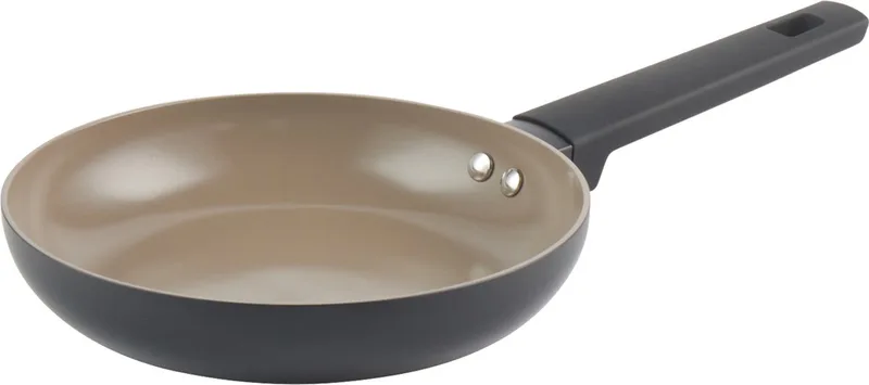 Keramische Koekenpan 20cm - PFAS-vrij, Gerecycled Aluminium de Salter en Beige – photo produit