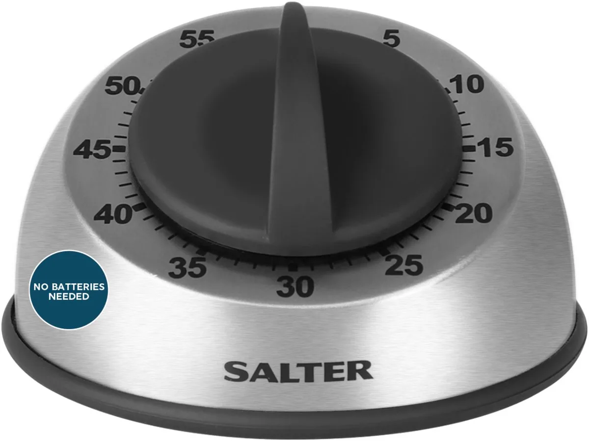 Keukentimer - 60 Min, Mechanisch, Draaien de Salter en Argent – photo produit