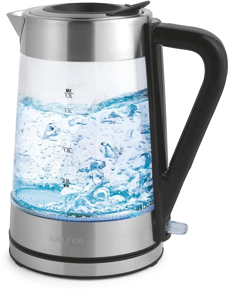 Kleurveranderende Glazen Waterkoker - 1,7L by Salter in Duidelijk – product photo