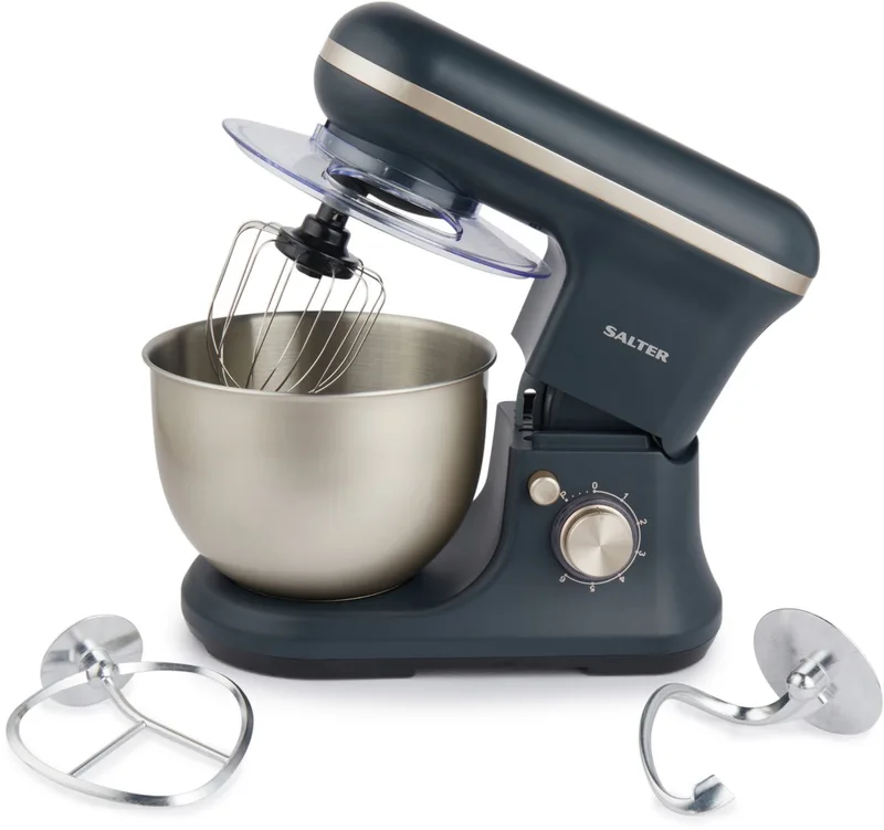 Marino Stand Mixer - 6 snelheden | 5L mengkom | 1200W von Salter in Blau – Produktfoto