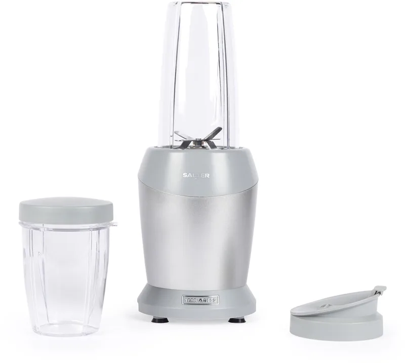 Nutripro Blender 1000W, 1L Kan + 800Ml Beker, Bpa-Vrij von Salter in Silber – Produktfoto