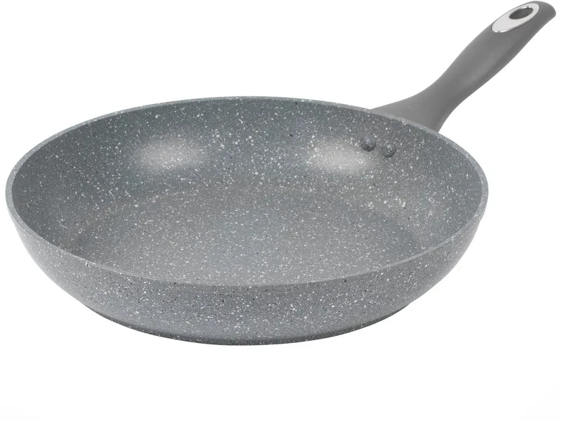 Salter 28cm Marblestone Aluminium Koekenpan - Anti-aanbaklaag by Salter in Grey – product photo