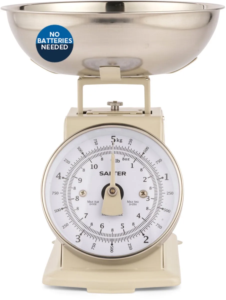 Tijdloze mechanische weegschaal - capaciteit van 5 kg van Salter in Room – productfoto