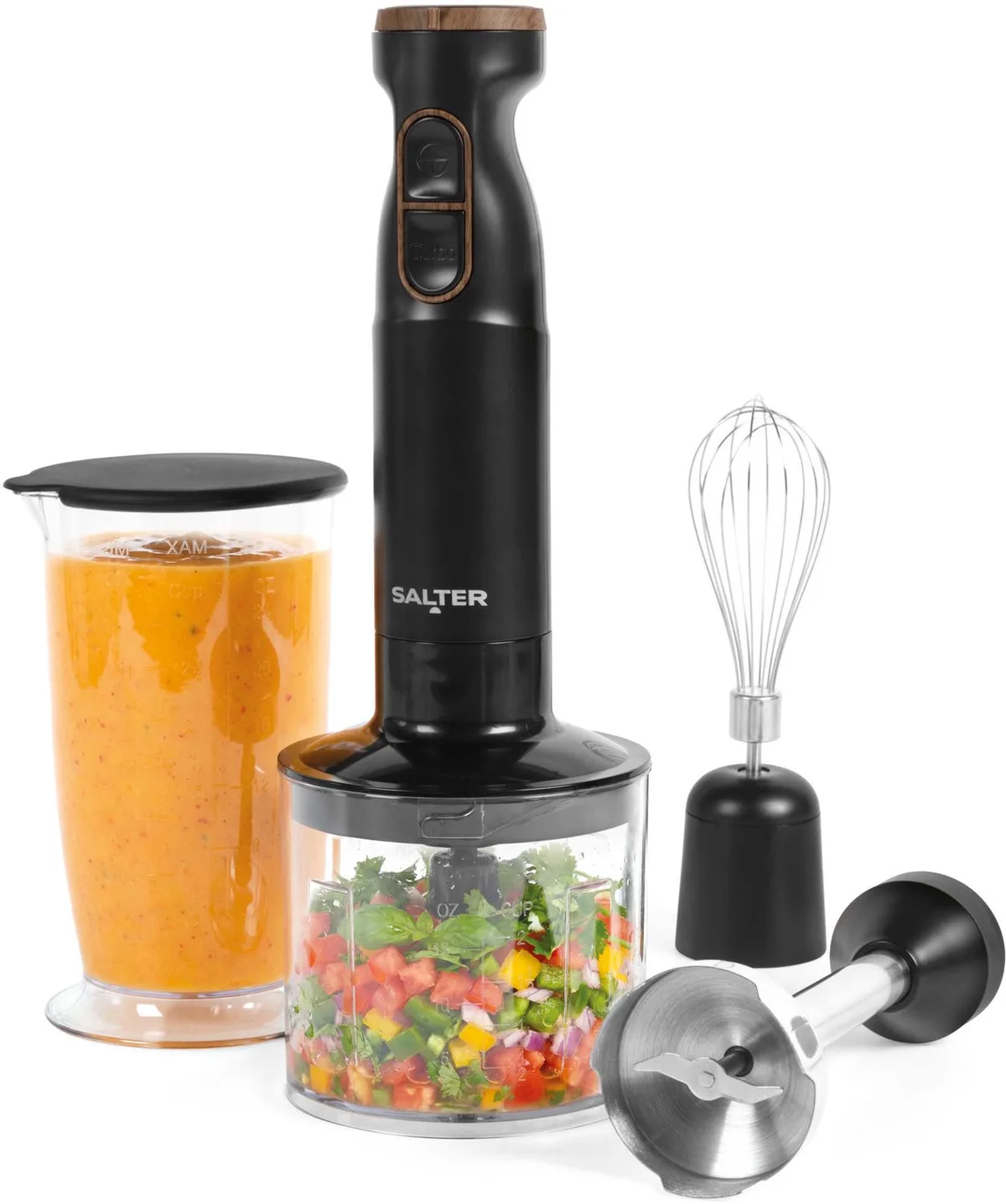 Toronto 3 in 1 Blender Set - 1000W van Salter in Zwart – productfoto