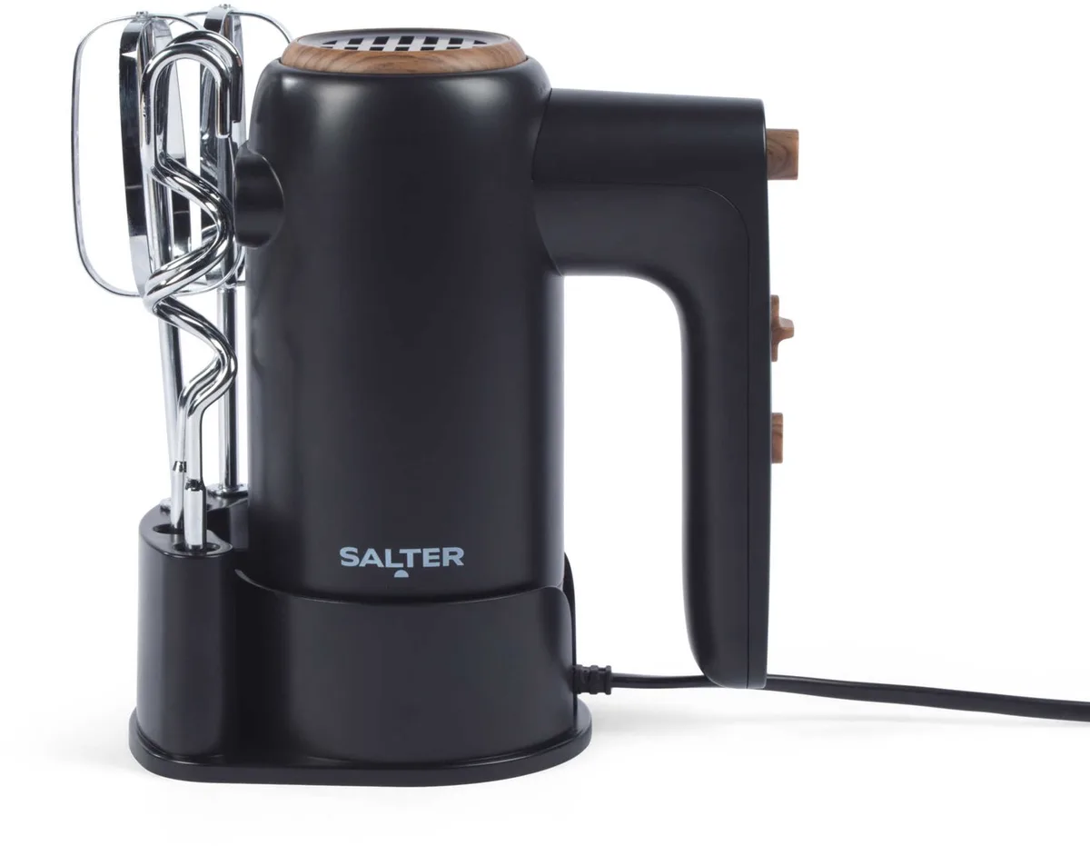 Toronto handmixer - 300 W vermogen, Easy Store-voet från Salter i Svart – produktbild