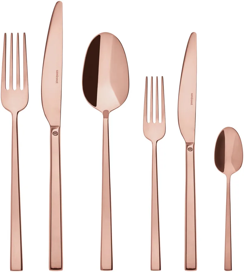Bestekset 36 Dlg S.H. Rock Pvd Copper by Sambonet in Copper – product photo