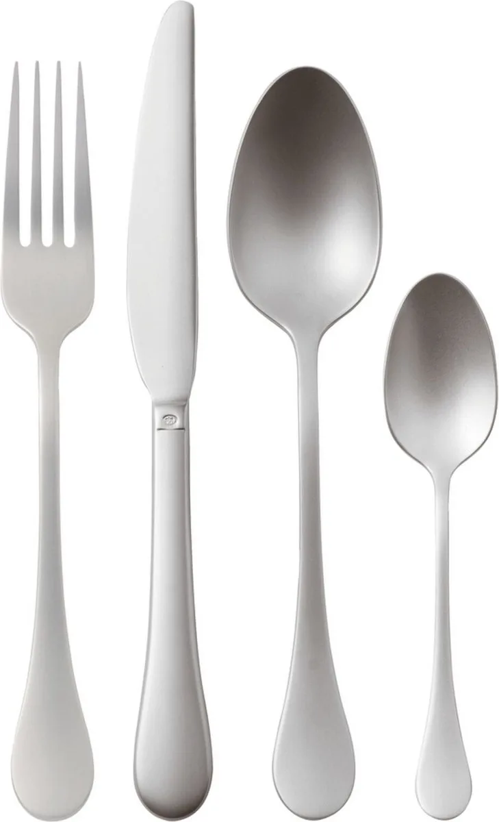 Bestekset Bloom - Antique RVS - Monoblock - 24 delig / 6 personen de Sambonet en Argent – photo produit