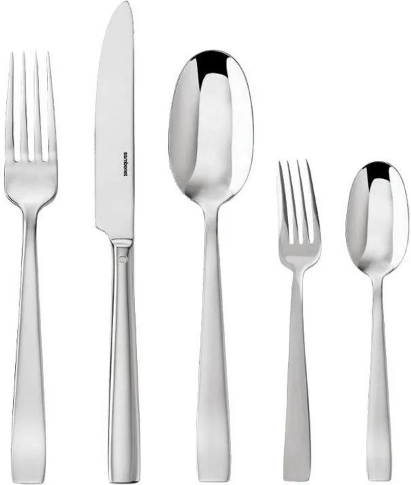 Bestekset Flat - RVS - 30 delig / 6 personen by Sambonet in Silver – product photo