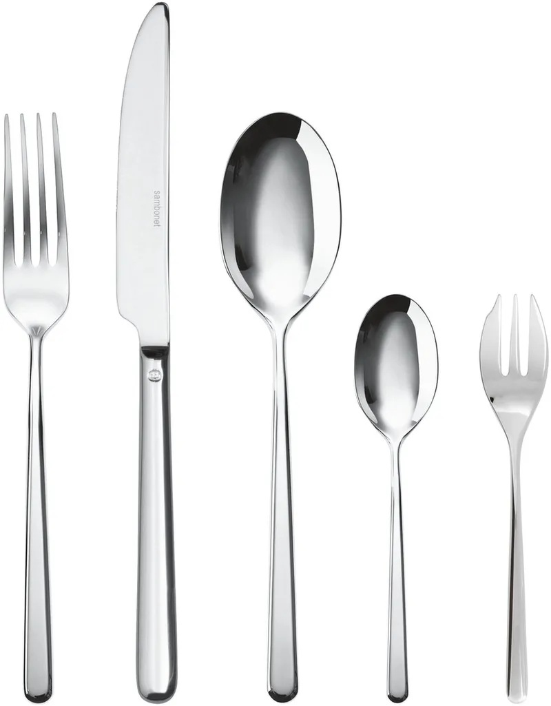 Bestekset Linear - RVS - 30 delig / 6 personen by Sambonet in Silver – product photo