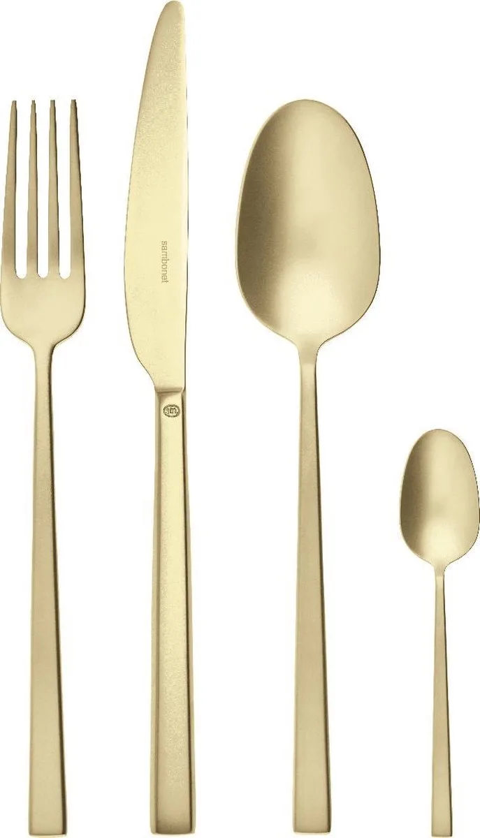 Bestekset Rock - Antique - 24 delig / 6 personen by Sambonet in Champagne – product photo