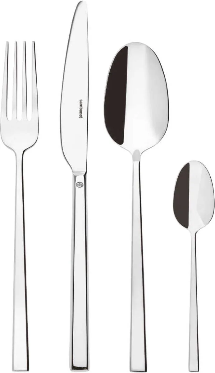 Bestekset Rock - RVS - 24 delig / 6 personen by Sambonet in Silver – product photo