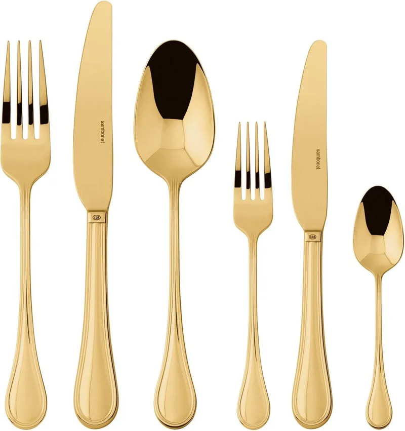 Bestekset Royal - 36 delig / 6 personen by Sambonet in Gold – product photo
