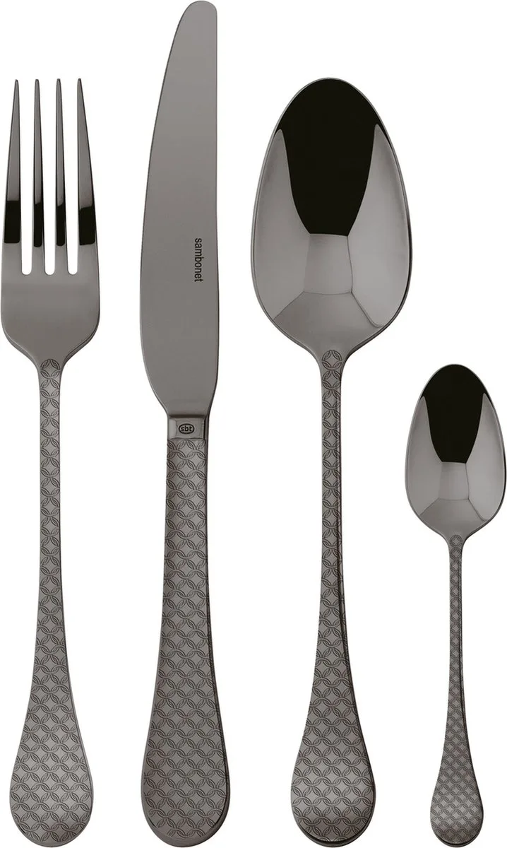 Bestekset Taormina 24-Delig by Sambonet in Black – product photo