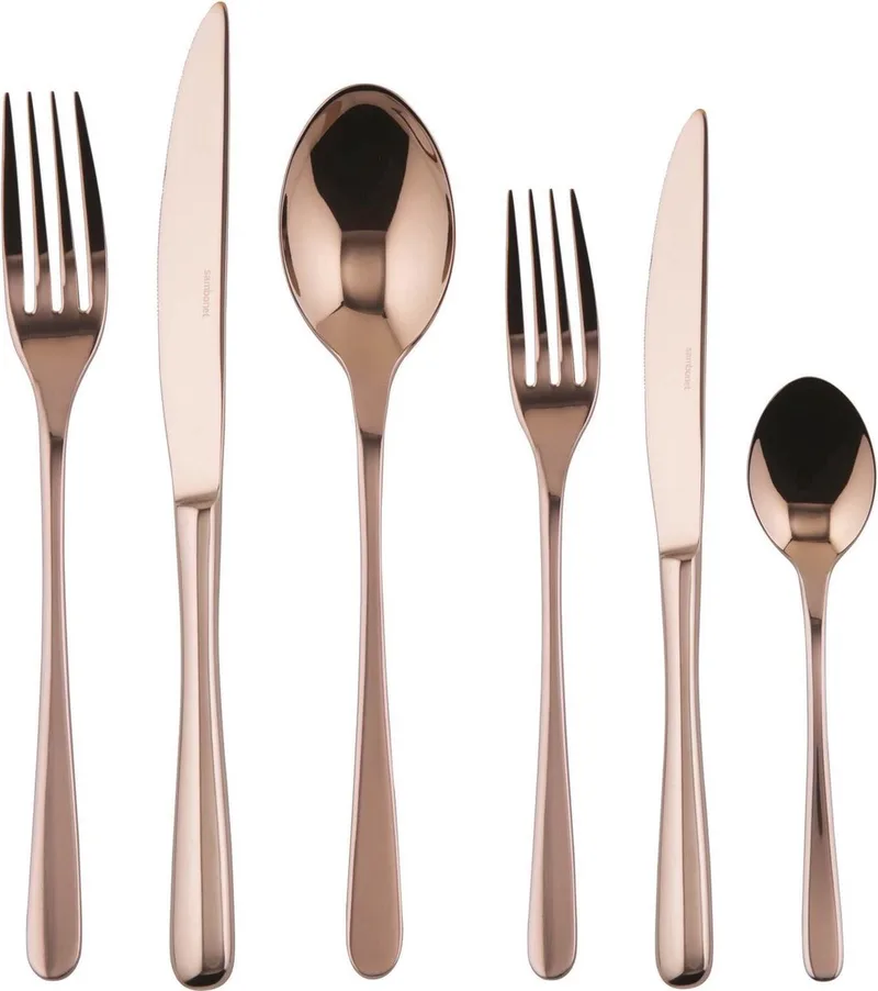 Bestekset Taste - 36 delig / 6 personen by Sambonet in Copper – product photo