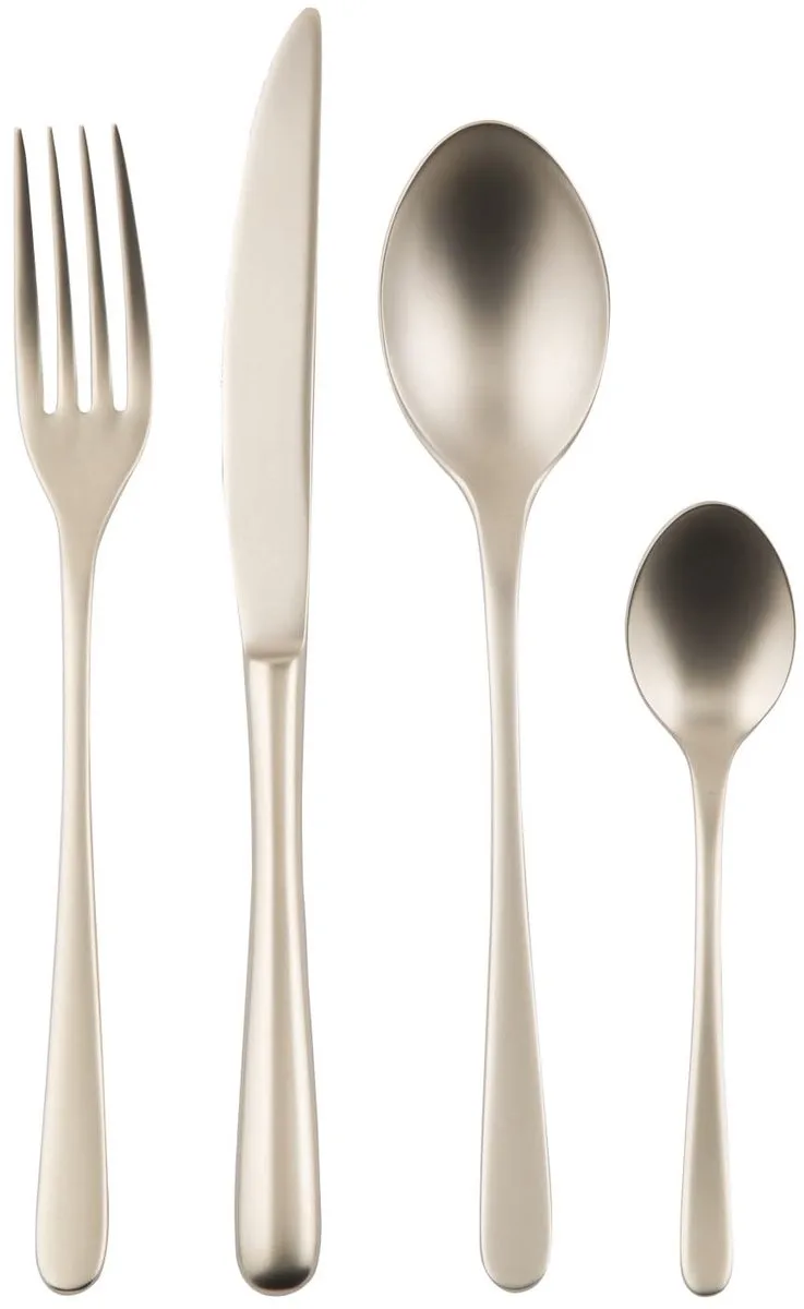 Bestekset Taste - Antique - 24 delig / 6 personen von Sambonet in Champagne – Produktfoto