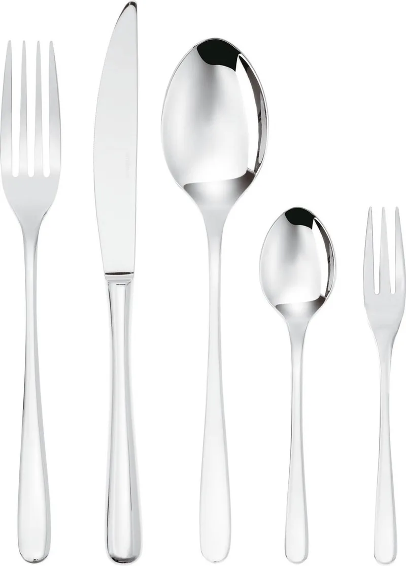 Bestekset Taste - RVS - 60-delig / 12 personen von Sambonet in Silber – Produktfoto