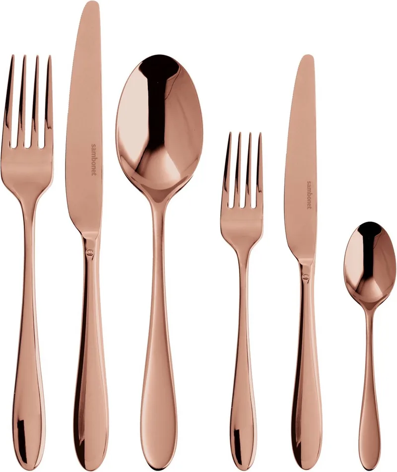 Bestekset Velvet 36-Delig by Sambonet in Copper – product photo