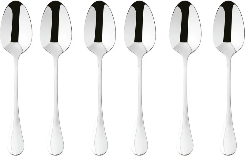 Bloom 6-delige koffielepels by Sambonet in Silver – product photo