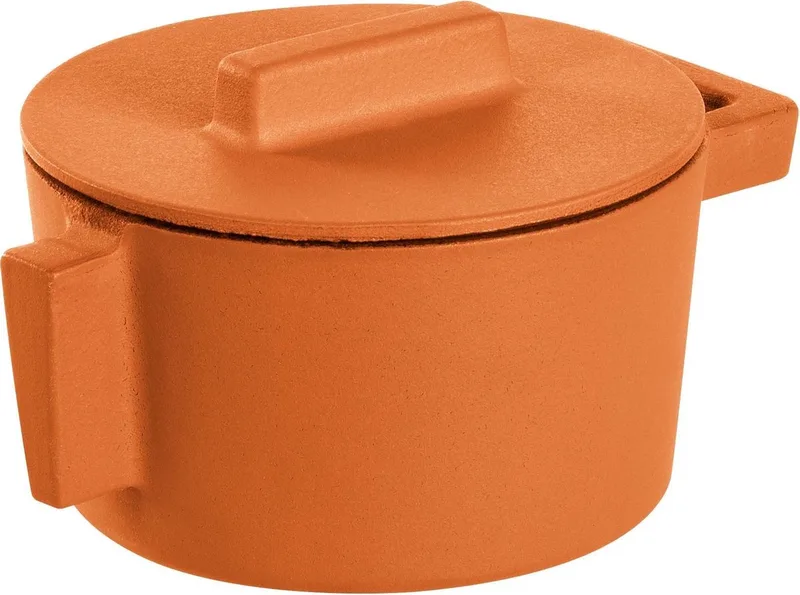 Braadpan 10 cm incl deksel de Sambonet en Orange – photo produit