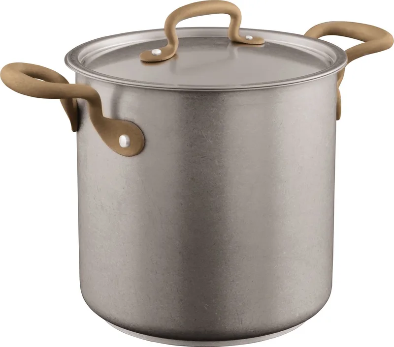 Kookpan Vintage extra hoog 20 cm incl deksel by Sambonet in Silver – product photo