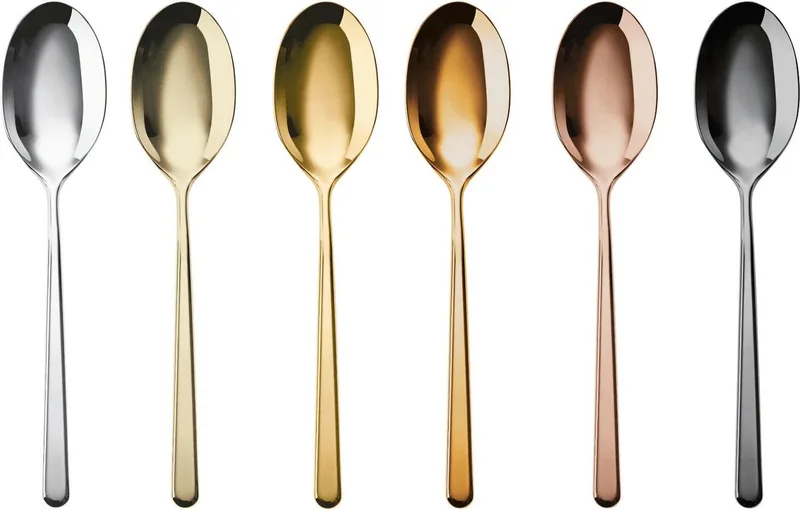Linear - Espressolepels - Koffielepels - Strak design - Vaatwasserbestendig - Edelstaal - Diverse kleuren von Sambonet in Mehrfarbig – Produktfoto