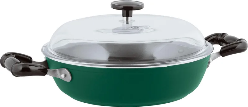 Vintage Sauteerpan - Incl. Deksel - Aluminium - Ø24cm by Sambonet in Green – product photo