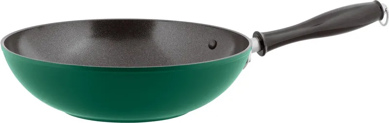 Vintage Spadella Wokpan - Aluminium - Ø28cm van Sambonet in Groen – productfoto