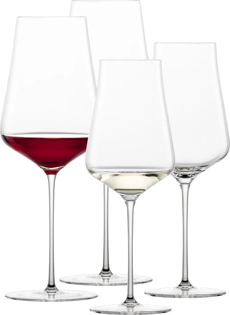 Bordeaux- und Weißweingläser Duo Set van 4 by Schott Zwiesel in Transparent – product photo