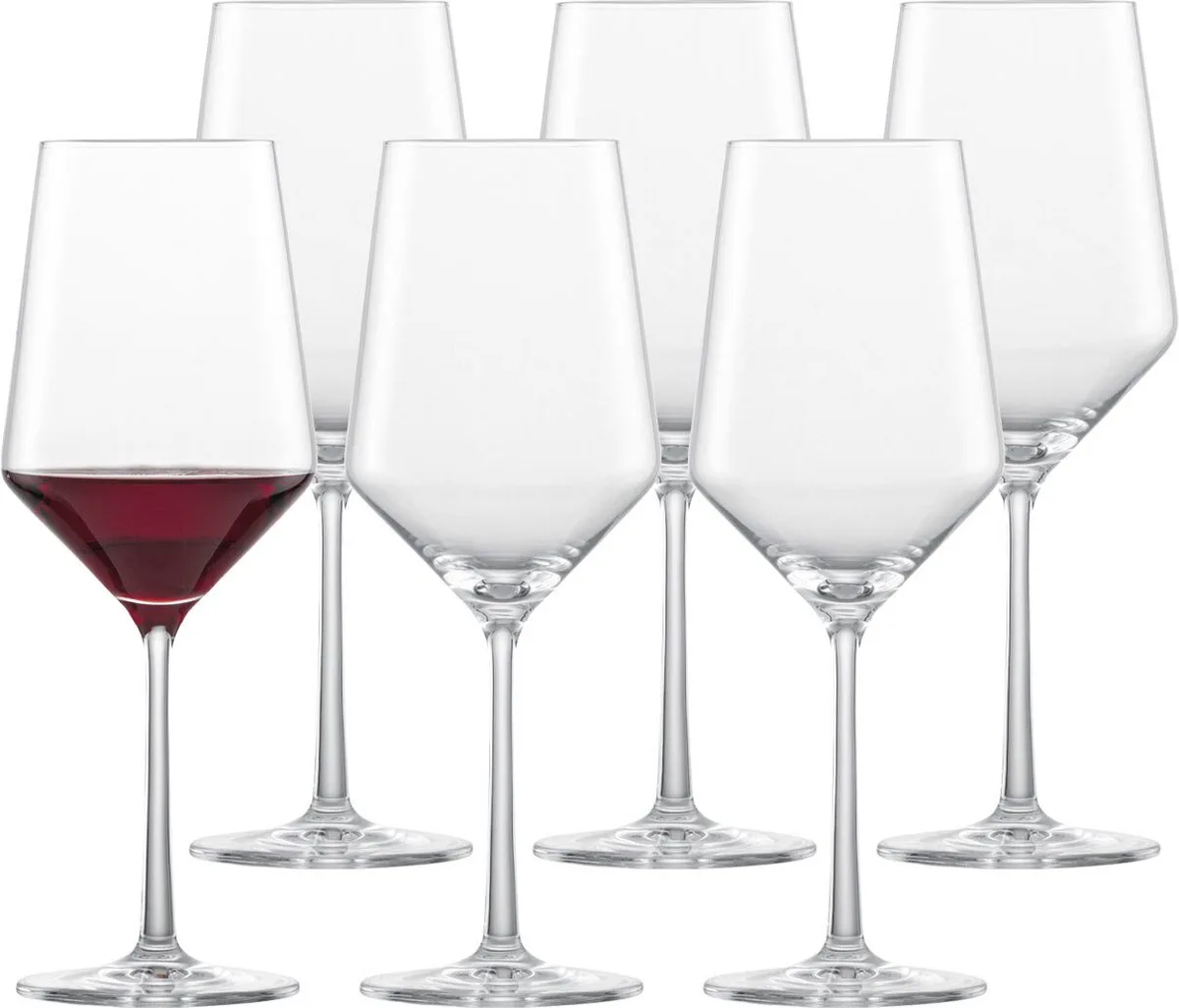 Cabernet Rotweingläser Pure 540 ml Set van 6 de Schott Zwiesel en Transparent – photo produit