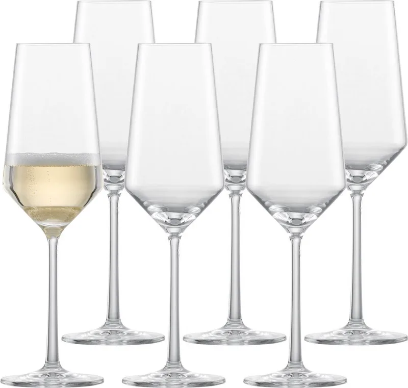 Champagnergläser Pure 297 ml Set van 6 von Schott Zwiesel in Transparent – Produktfoto