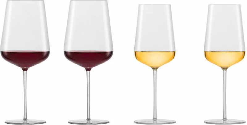 Chardonnay und Bordeaux Weingläser Vervino Set van 4 fra Schott Zwiesel i Gennemsigtig – produktbillede