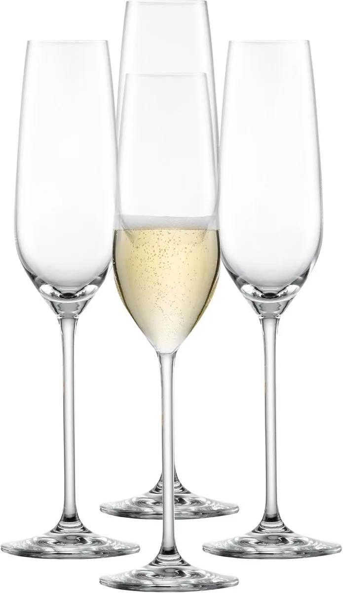 Fortissimo Champagneglas - 240ml - 4 glazen van Schott Zwiesel in Transparant – productfoto