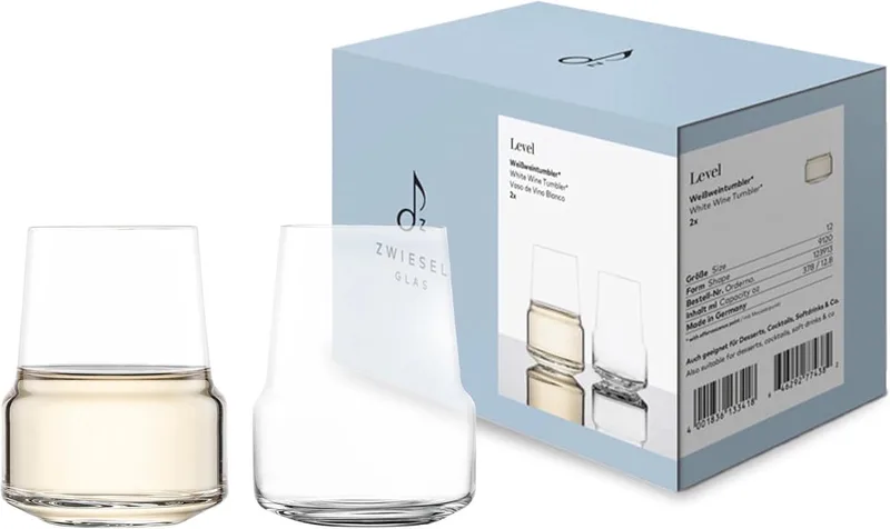 Level Witte wijn tumbler met MP 12 - 0.378Ltr - 2 glazen fra Schott Zwiesel i Gennemsigtig – produktbillede
